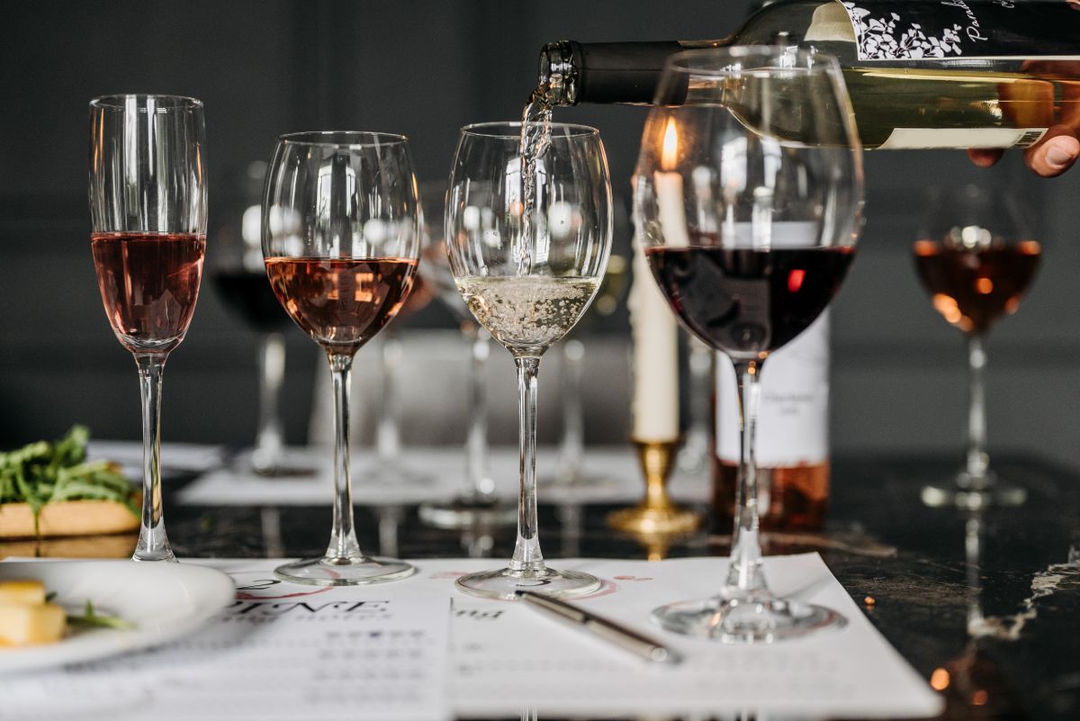 Degustacija vina ob kozarcih